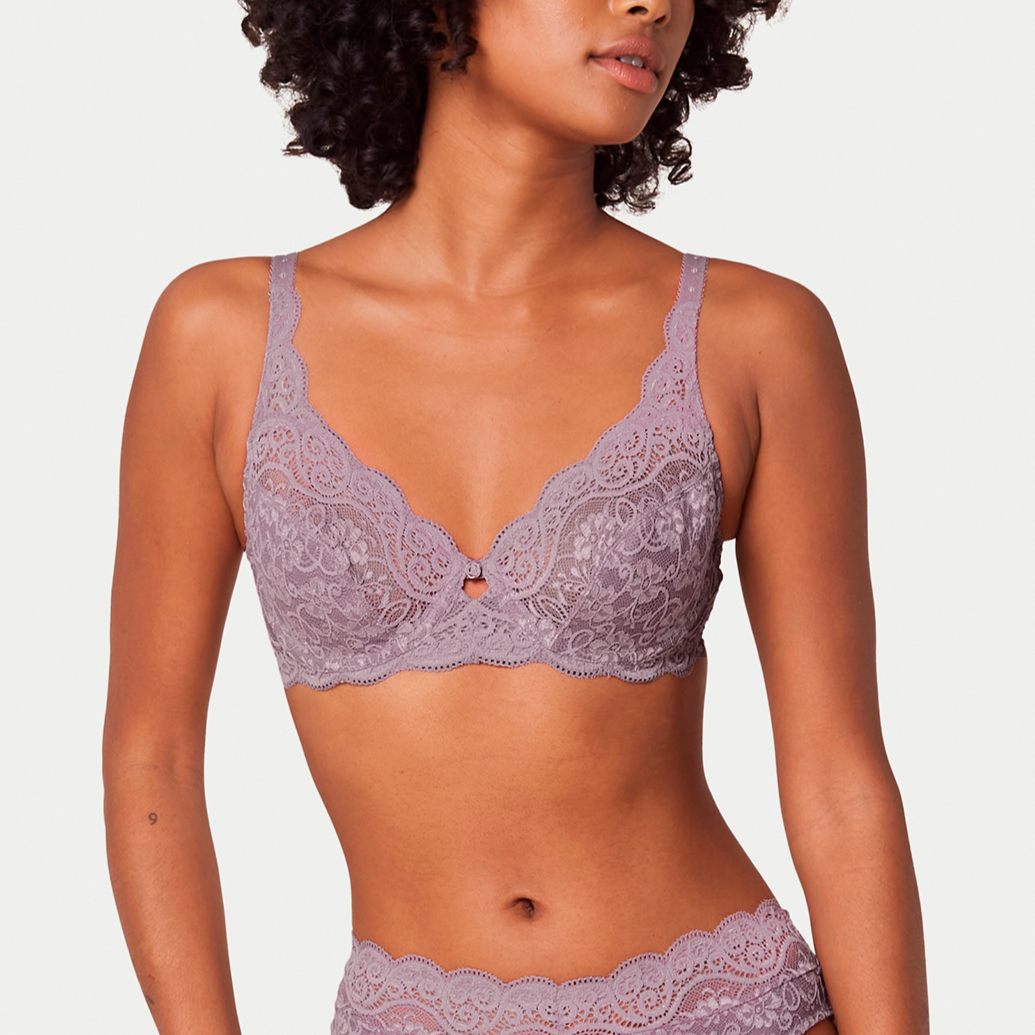 Triumph Amourette 300 W BH med bøjle, lilla - 10166797 - 3645 - Perola