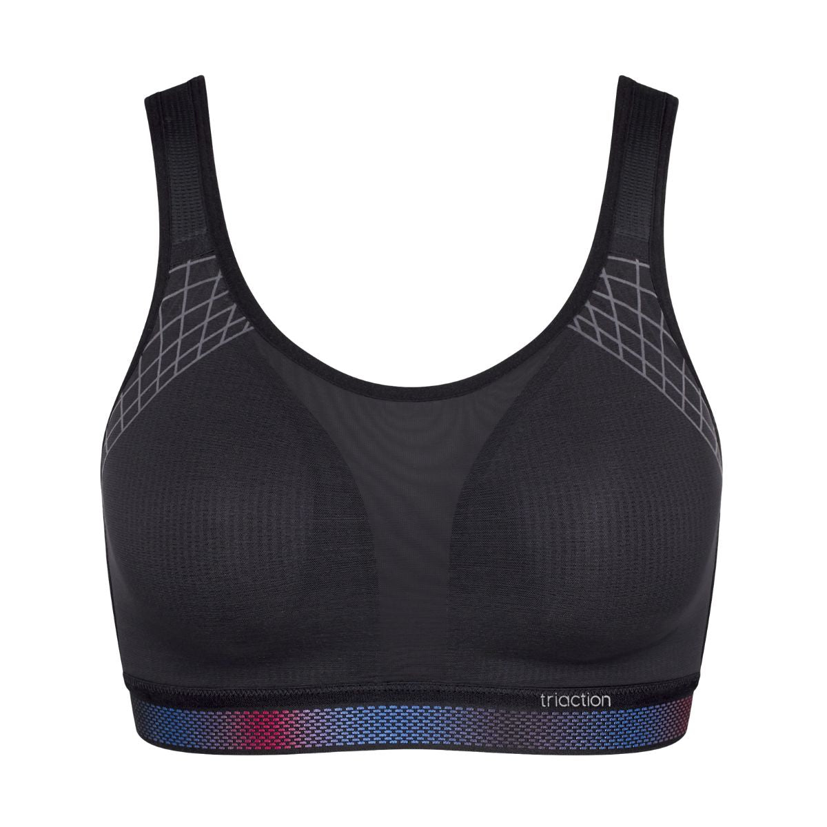 Triumph Triaction Cardio Flow N01 sports BH, sort - 10210629 - 0004 - Black