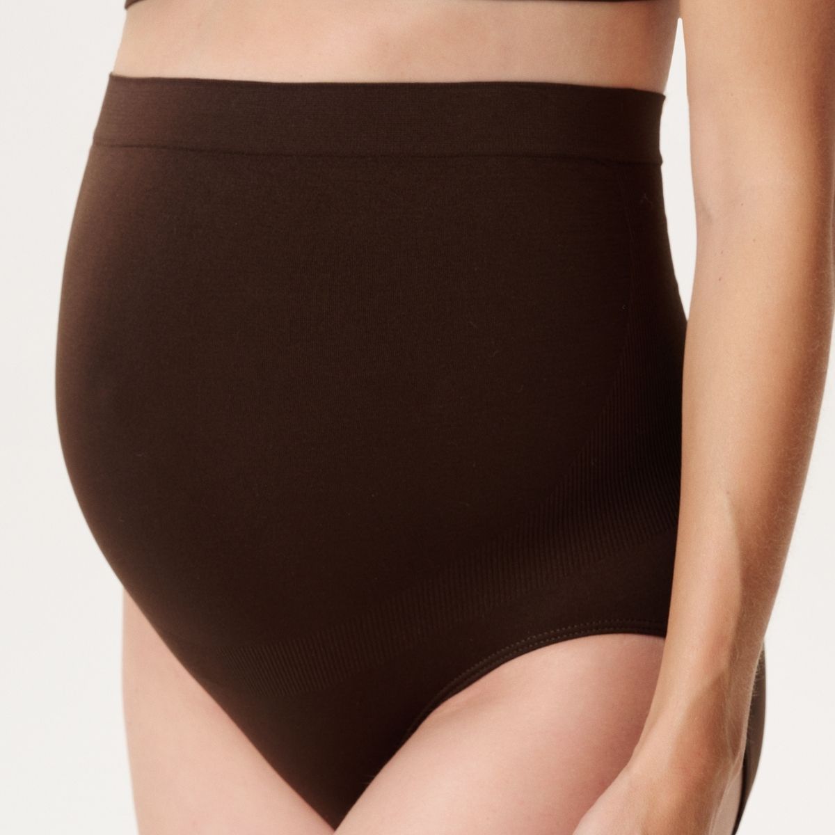 Noppies Nisa graviditets tai trusse, brun - 30N4112 - P664 - Coffee Bean