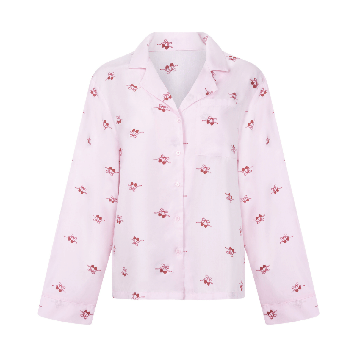 Hunkemöller natskjorte, lyserød - 304648 - PINK LADY - Pink Lady