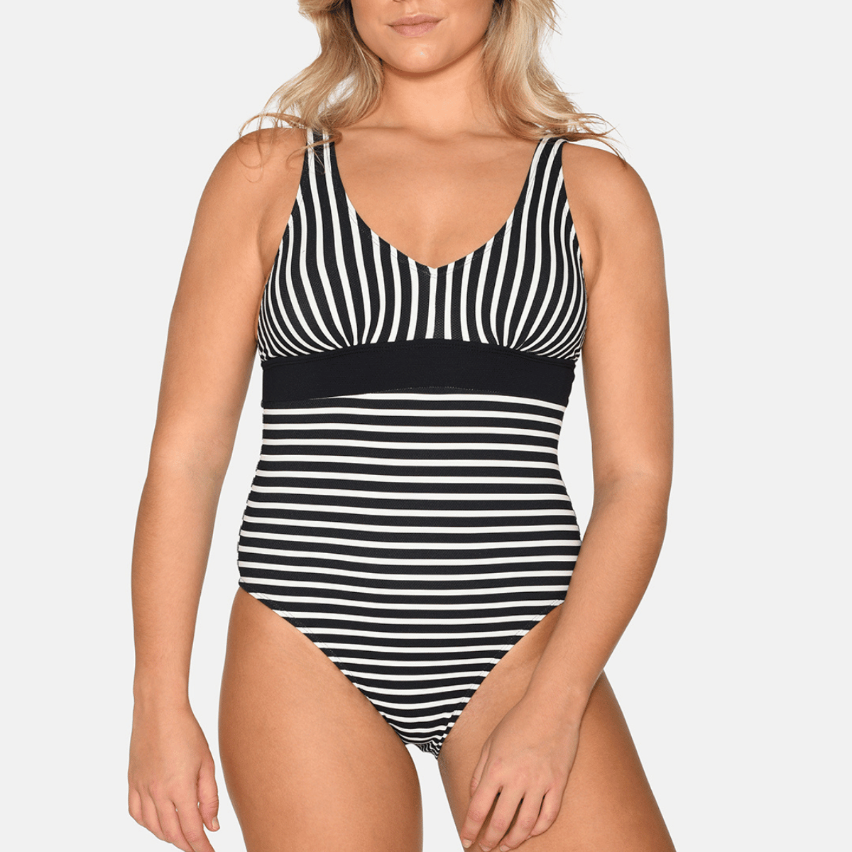 CCDK Dana badedragt uden bøjle, multi - 65211 - 9029 - Black Stripe