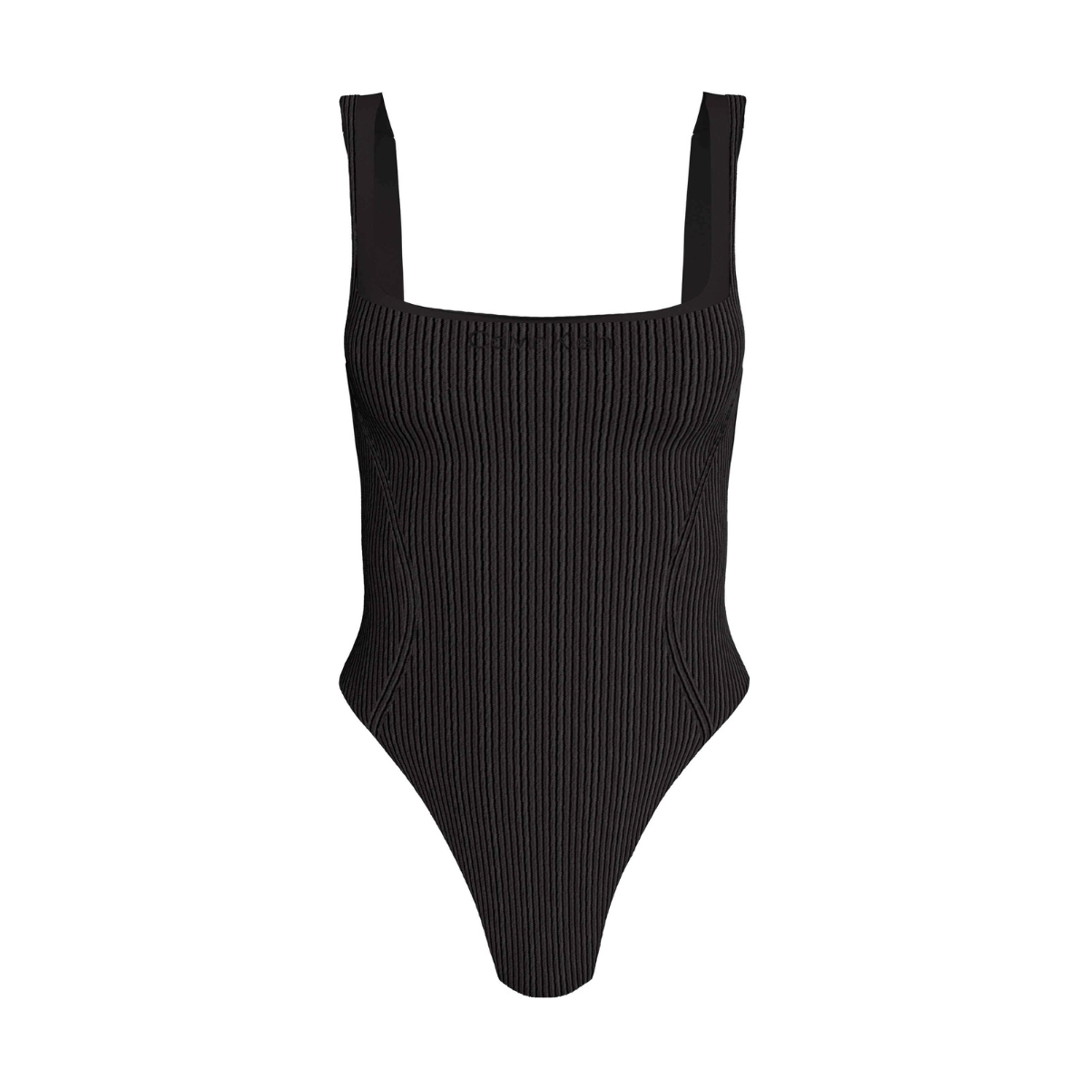 Calvin Klein badedragt uden bøjle, sort - LV00Q61142 - UB1 - Black