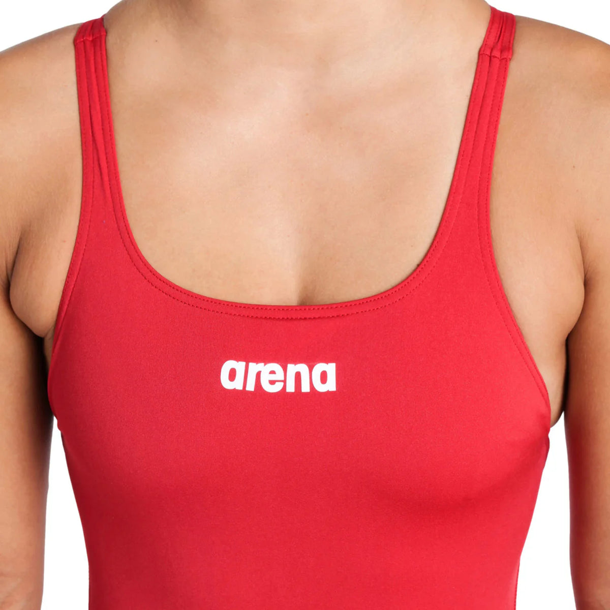 Arena Swim Pro badedragt uden bøjle, rød - 004760 - 450 - Red-White