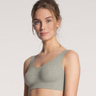 Calida Elastic Bustier BH top, grå - 2138 - 096 - Stone Melange