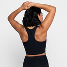 Girlfriend Collective Paloma sports BH, sort - 1002 - BLACK - Black