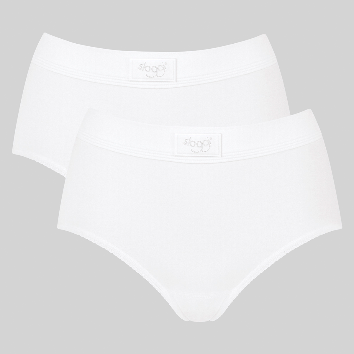 Sloggi Double Comfort 2-Pack maxi trusse, hvid - 10213273 - 0003 - White