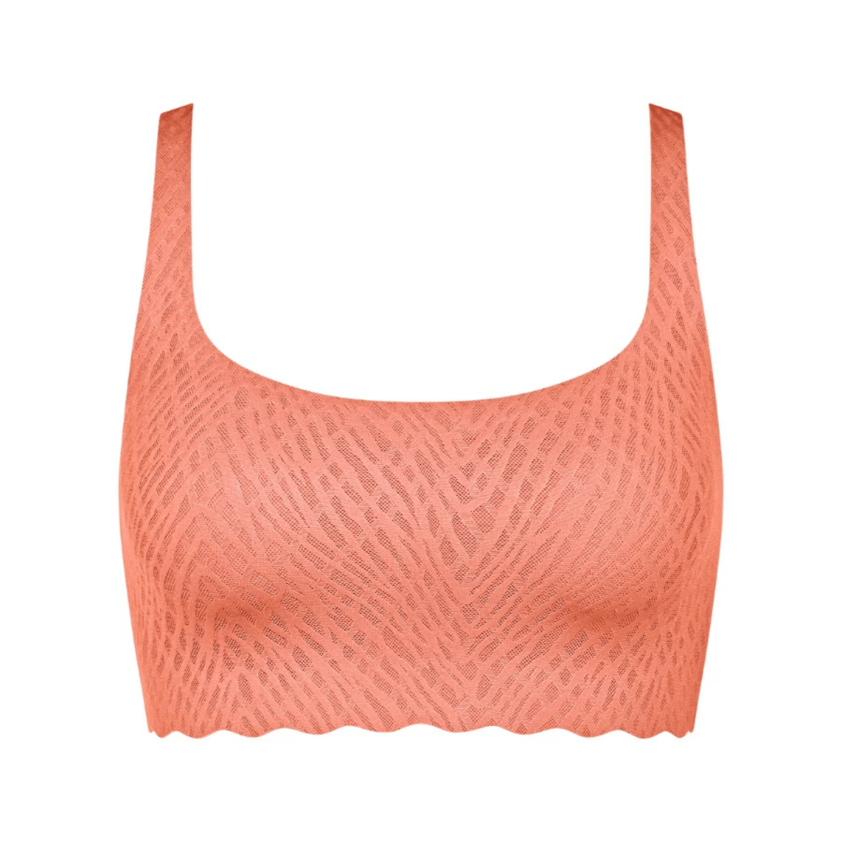 Sloggi Zero Feel Bliss BH top, orange - 10219678 - 3173 - Lovely Apricot