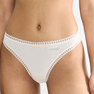 Sloggi Go Crush 3-pak g-streng, hvid - 10219704 - 00GZ - Silk White