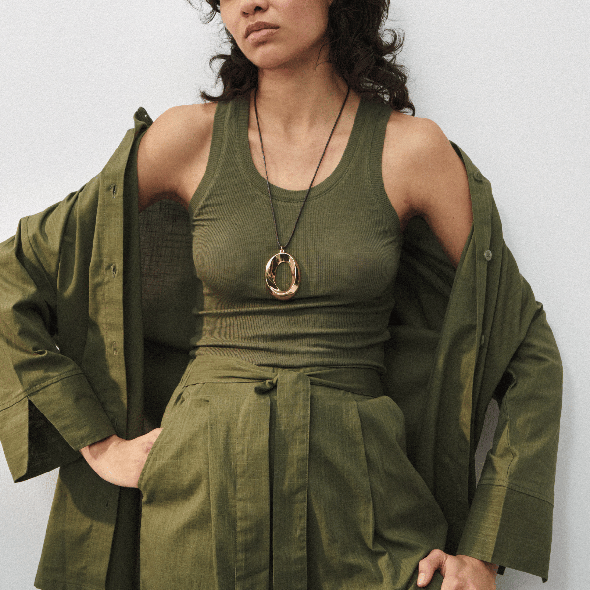 Triumph Beauty Layers top, grøn - 10221176 - 00MM - Sage Green