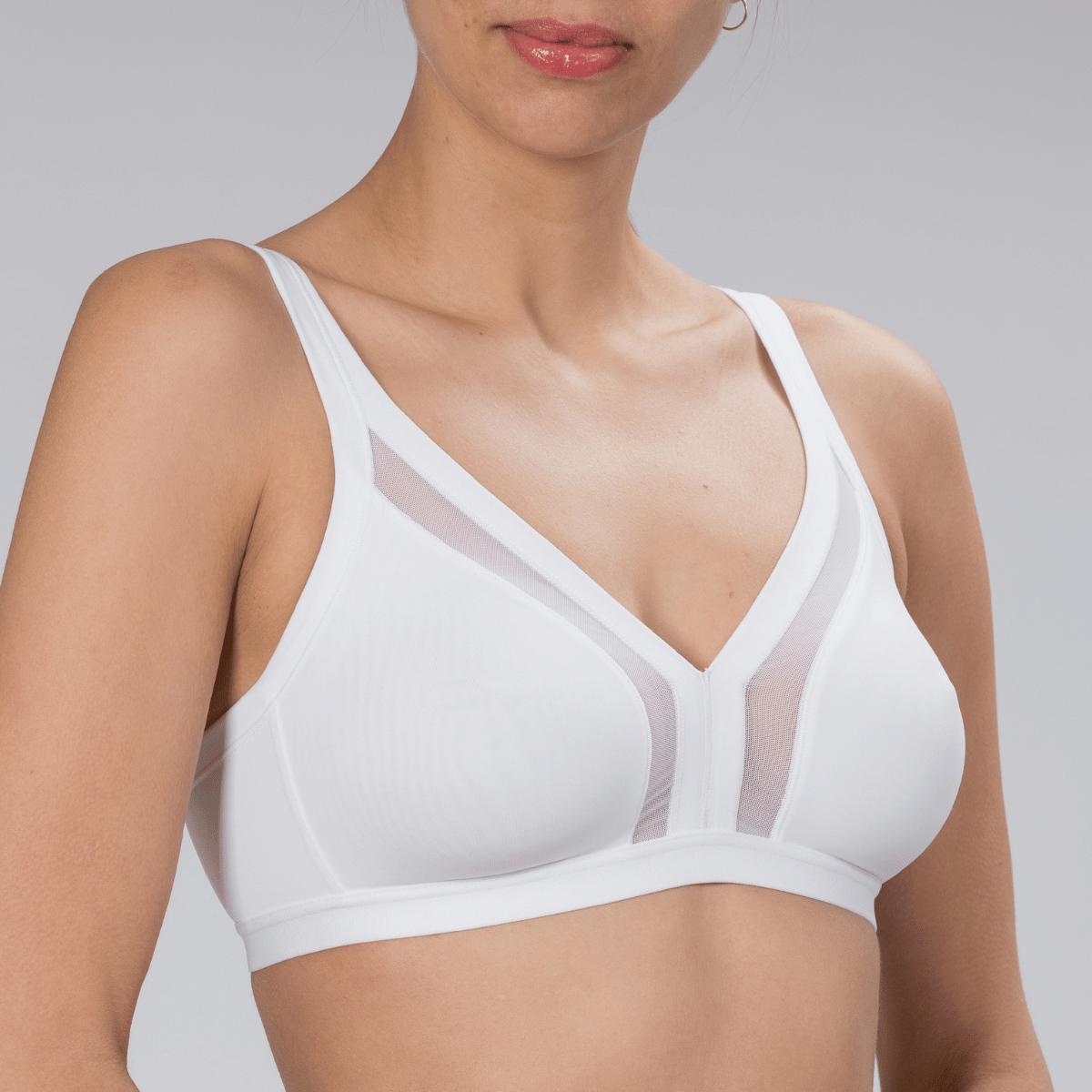 Trofé Bella BH uden bøjle, hvid - 10291 - 1000 - White