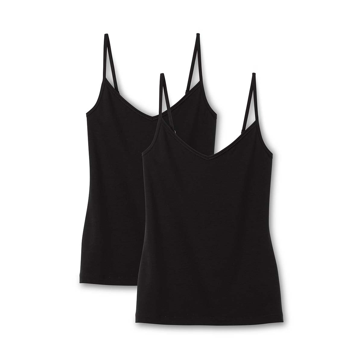 Calida Women Benefit 2-Pack top, sort - 10601 - 992 - Black