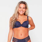 LingaDore Daily BH med bøjle, blå - 1400-1 - 172 - Navy