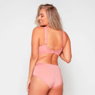 LingaDore Daily Plus Size BH med bøjle, lyserød - 1400-5A - 255 - Antique Rose