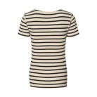 Noppies Sanson Amme t-shirt, hvid - 50N0013 - N340 - Cream Stripe