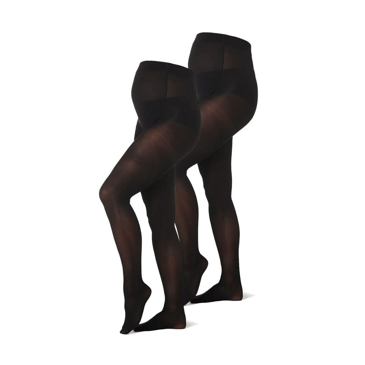 Noppies 2-pak 40 Denier graviditetsstrømpebukser, sort - 50N4210 - P090 - Black