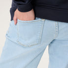 Noppies Lemi Jeans graviditetsbukser, blå - 60N4518 - P191 - Light Blue