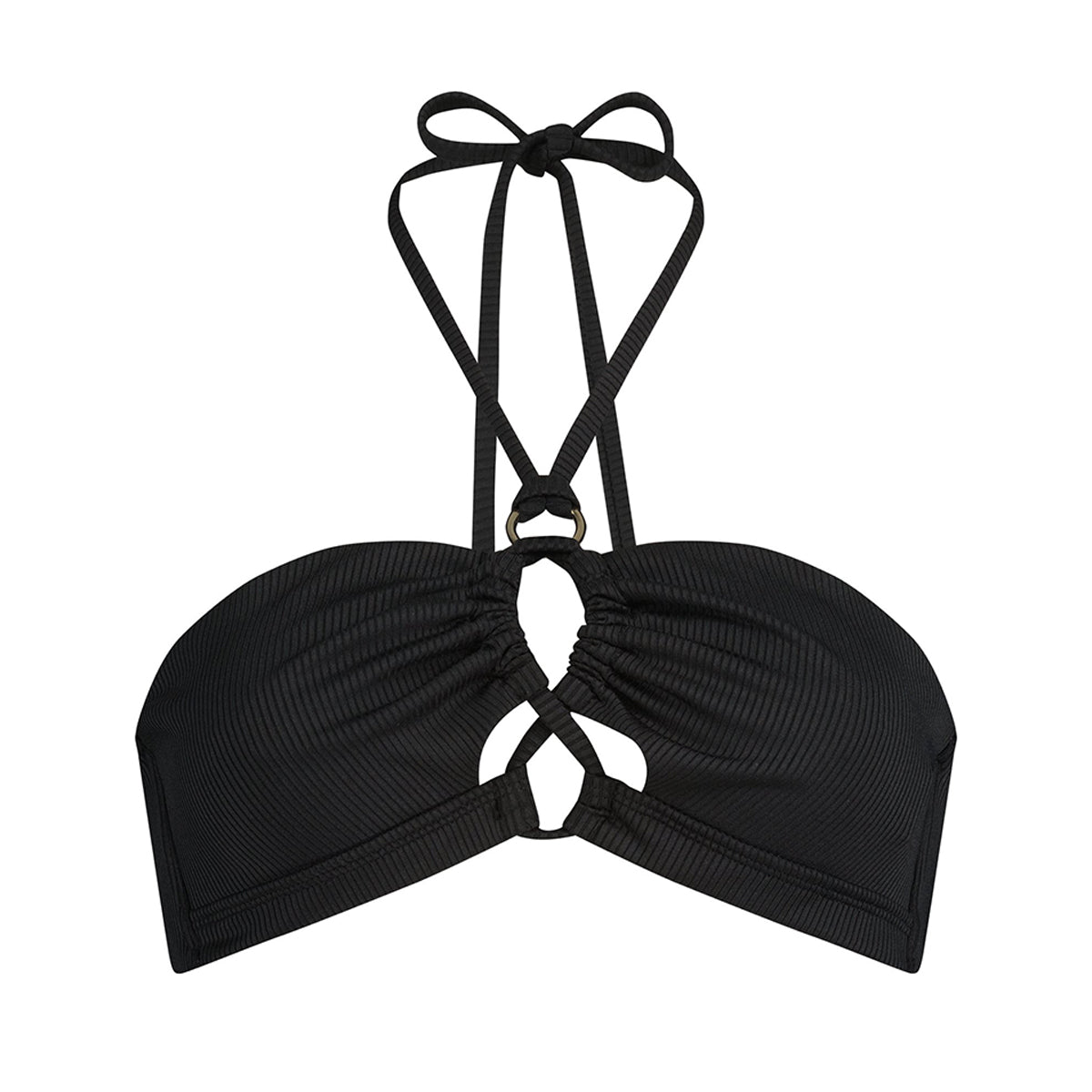 Hunkemöller Nero bikini top uden bøjle, sort - 201902 - BLACK - Black