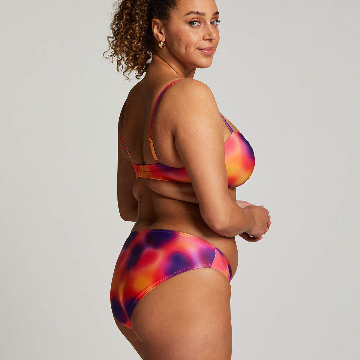 Hunkemöller Sunset Twist bikini top, multi - 204882 - PURPLE - Purple