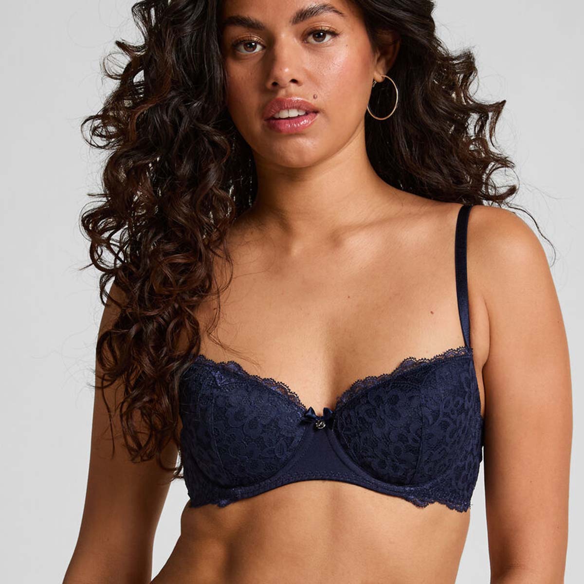 Hunkemöller Marine BH med bøjle, blå - 303400 - Peacoat - Peacoat