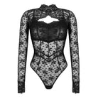 Hunkemöller Faith bodystocking, sort - 304149 - BLACK - Black