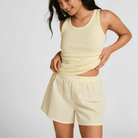 Hunkemöller natshorts, gul - 304594 - ANISE FLOWER - Anise Flower