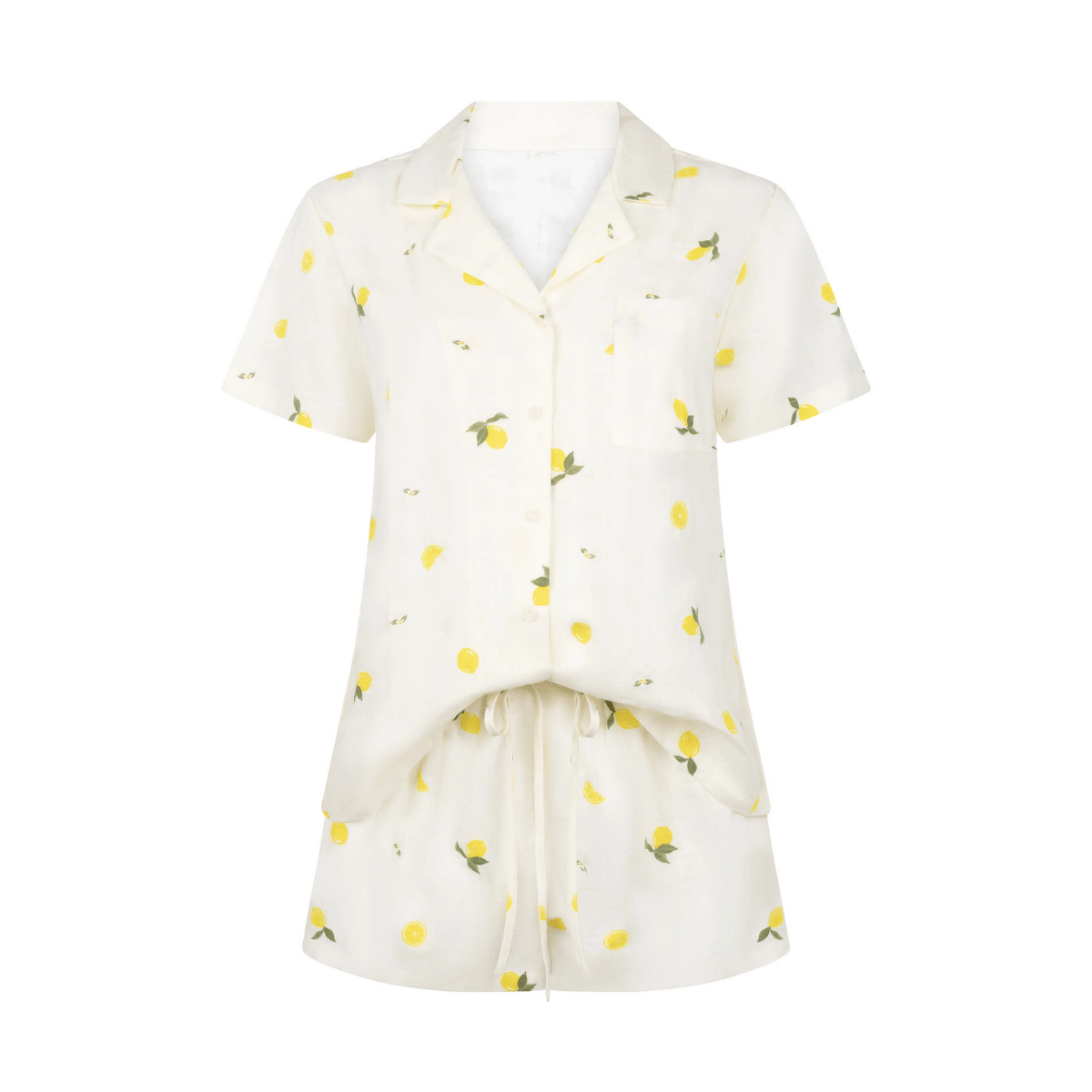 Hunkemöller pyjamas, gul - 304619 - WINTER WHITE - Winter White