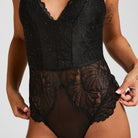 Hunkemöller Erica bodystocking, sort - 306692 - Caviar - Caviar