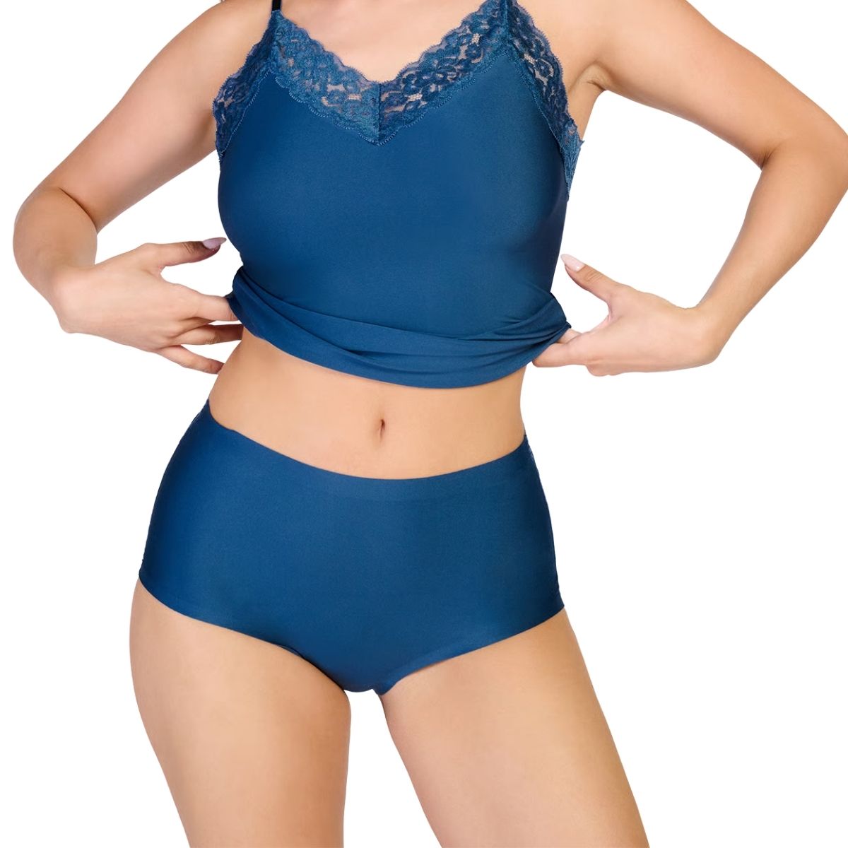Ten Cate Secrets Lace maxi trusse, blå - 31758 - 6246 - Smokey Teal