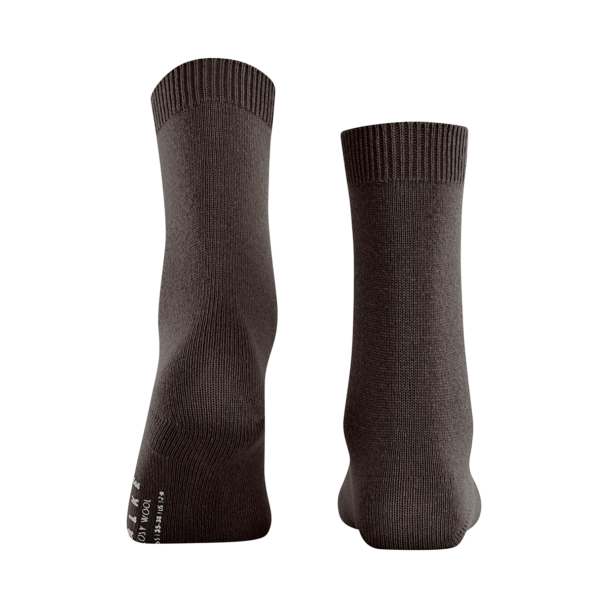 Falke Cosy Wool strømper, brun - 47050 - 5233 - Dark Brown