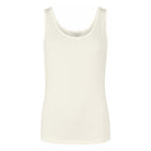 Lady Avenue Bamboo Basic top, hvid - 50-10502 - 00 - Off-white