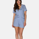 CCDK Kimmy natshorts, blå - 60320 - 6041 - Riverside AOP