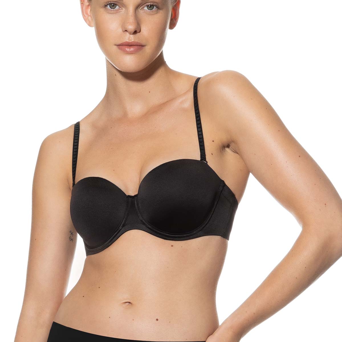 Mey Joan stropløs BH, sort - 74228 - 3 - Black