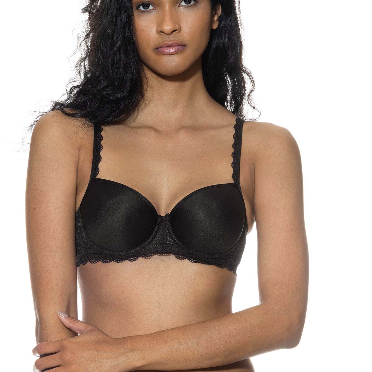 Mey Amorous BH med bøjle, sort - 74801 - 3 - Black
