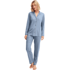 Calida Night Lovers pyjamas, blå - 43629 - 395 - Aura Blue