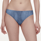 Chantelle SoftStretch g-streng, blå - C11D90 - A21 - Blue Denim Print