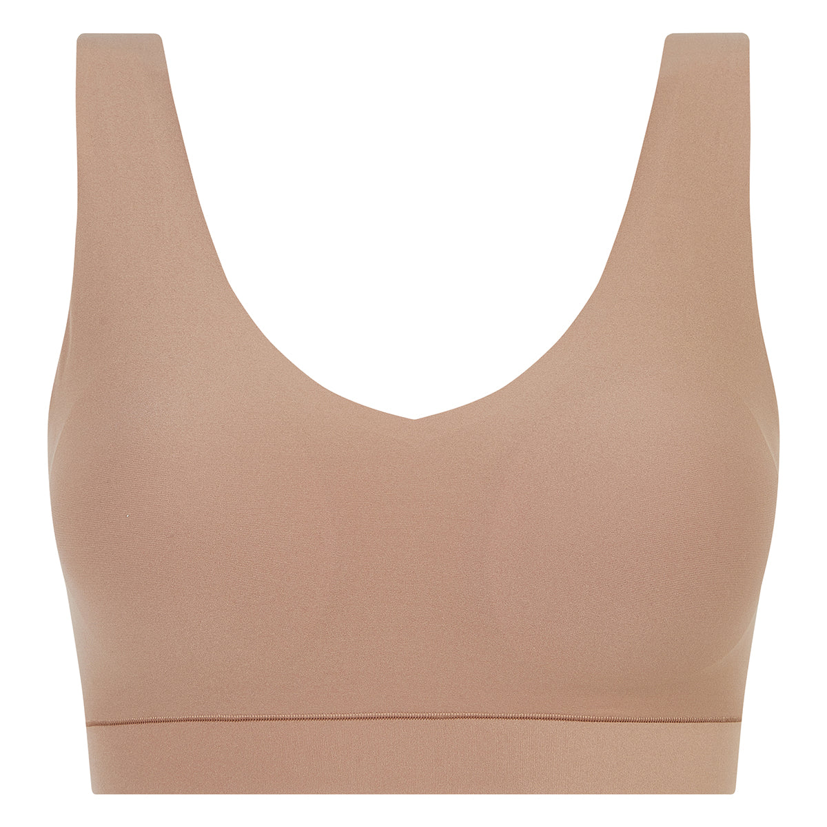 Chantelle SoftStretch Padded BH top, beige - C16A10 - 02T - Coffee Latte