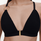 Chantelle Eclipse bikini top uden bøjle, sort - C16ZQF - 011 - Black