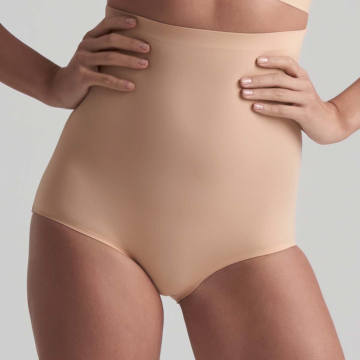 Bye Bra Invisible High Waist tai trusse, beige - INVHWB - Beige - Beige