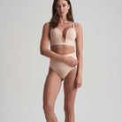 Bye Bra Sculpting Mid Waist g-streng, beige - SCPMWT - Beige - Beige
