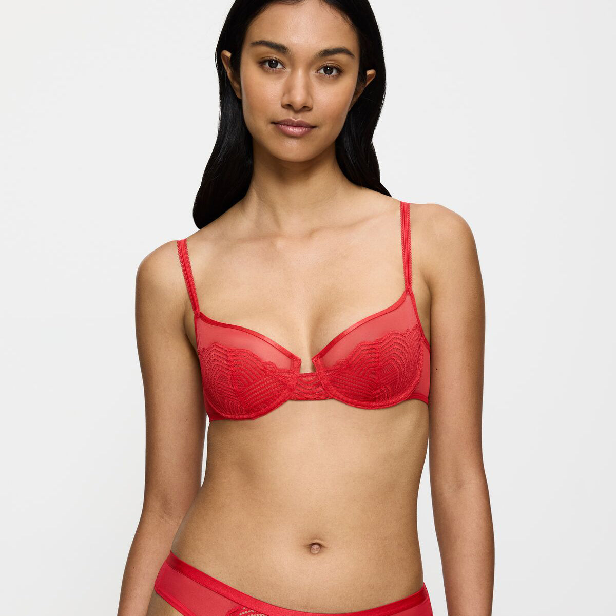 Triumph Delightful Spotlight W BH med bøjle, rød - 10219854 - 00IX - Rouge