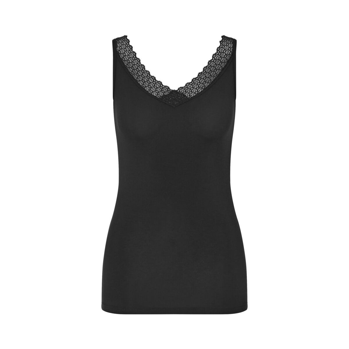 Triumph Feel Of Modal top, sort - 10221637 - 0004 - Black